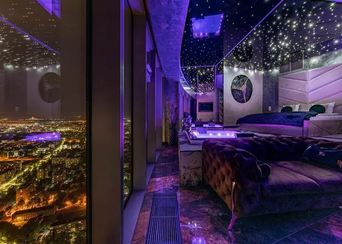 Sky Tower Z Jakuzzi Przy Oknie 公寓 弗罗茨瓦夫