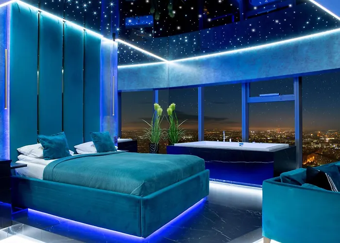 Sky Tower Z Jakuzzi Przy Oknie * 弗罗茨瓦夫