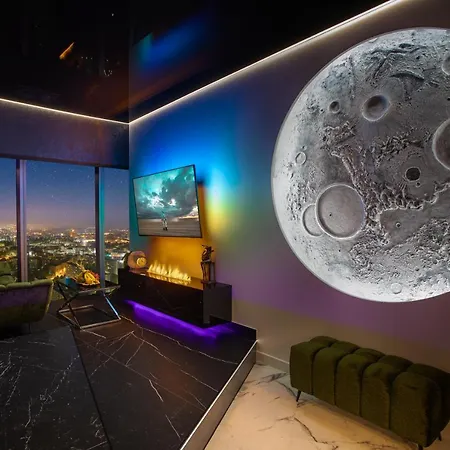 Sky Tower Z Jakuzzi Przy Oknie * 브로츠와프