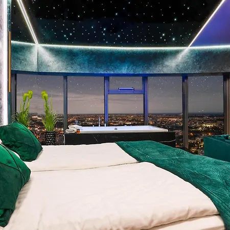 Apartment Sky Tower Z Jakuzzi Przy Oknie *