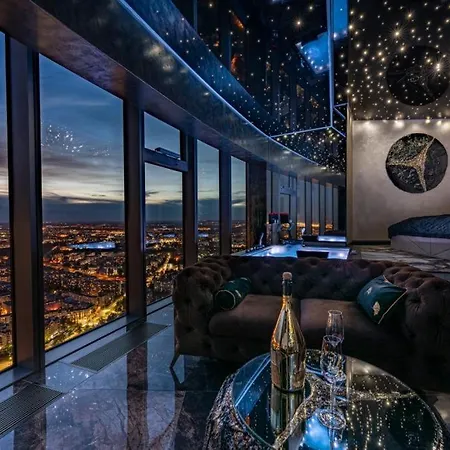 아파트 Sky Tower Z Jakuzzi Przy Oknie