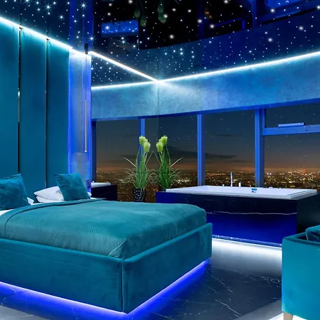 Sky Tower Z Jakuzzi Przy Oknie * 브로츠와프