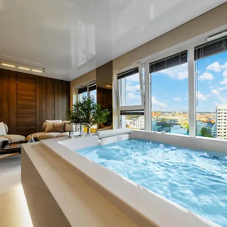 Quorum Z Jacuzzi Z Widokiem Na Odre By Bqqk Apartmán Vratislav