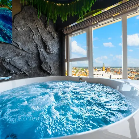 Quorum Z Jacuzzi Z Widokiem Na Odre By Bqqk Apartmán Vratislav