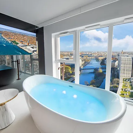Quorum Z Jacuzzi Z Widokiem Na Odre By Bqqk Apartmán Vratislav