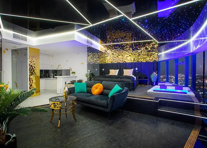 Sky Tower Z Jakuzzi Przy Oknie * فروتسواف